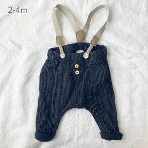 🪴5/$30 H&M 2-4 Months Baby Suspenders Overalls Pants Wedding Guest